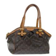 Louis Vuitton Vintage Pre-owned Canvas handvskor Brown, Dam