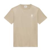 Isabel Marant Étoile Avslappnad vit T-shirt Beige, Dam