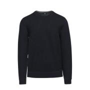 Hugo Boss Vändbar Rund Hals Sweatshirt Black, Herr