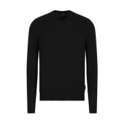 Armani Exchange Stiliga Sweaters Maglione Black, Herr