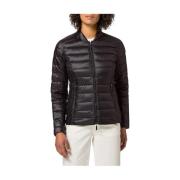 Armani Exchange Svart Pufferjacka Black, Dam