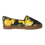 Dolce & Gabbana Multifärgad Citron Espadrilles Skor Multicolor, Dam