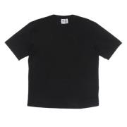 Adidas Svart Jersey T-shirt för kvinnor med logotyp Black, Dam