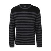 PS By Paul Smith Svart Crew Neck Tröja Black, Herr