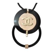 Chanel Vintage Pre-owned Metall chanel-smycken Black, Dam