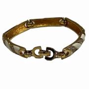 Dior Vintage Pre-owned Metall armband Yellow, Dam