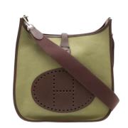 Hermès Vintage Pre-owned Canvas axelremsvskor Brown, Dam