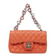 Chanel Vintage Pre-owned Laeder chanel-vskor Orange, Dam