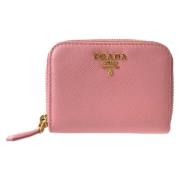 Prada Vintage Pre-owned Laeder plnbcker Pink, Dam