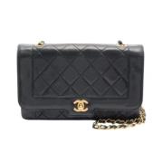 Chanel Vintage Pre-owned Laeder chanel-vskor Black, Dam