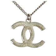 Chanel Vintage Pre-owned Metall chanel-smycken Gray, Dam