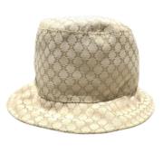 Celine Vintage Pre-owned Bomull hattar-och-kepsar Beige, Dam