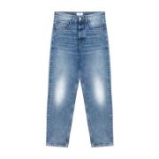 Amish Straight Second Hand Jeans Blue, Herr