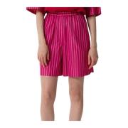 Max Mara Stiliga Shorts med Fickor Ss23 Pink, Dam