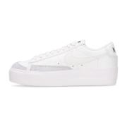 Nike Platform Sneaker med Segel Design White, Dam