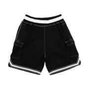 Mitchell & Ness Kontrastmode Cargo Shorts Black, Herr