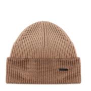 JW Anderson Gradient Beanie med Logo Plaque Brown, Herr