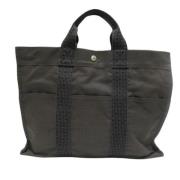 Hermès Vintage Pre-owned Canvas totevskor Gray, Dam