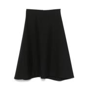 Marni Elegant Svart High-Waist Kjol Black, Dam