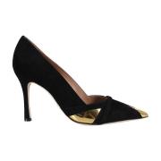 Malone Souliers Elegant Svart Läderklackar Black, Dam