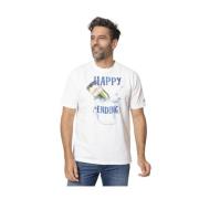 MC2 Saint Barth Happy Ending T-shirt White, Herr