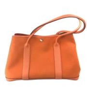 Hermès Vintage Pre-owned Canvas totevskor Orange, Dam