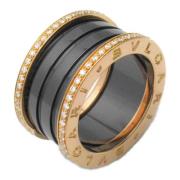 Bvlgari Vintage Pre-owned Paerlor ringar Black, Dam