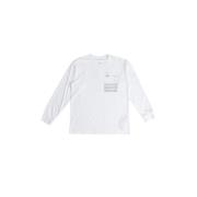 MM6 Maison Margiela Långärmad t-shirt i bomull White, Herr