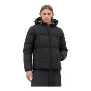 Moncler Kort Dunjacka Vattenavvisande Regnkläder Black, Herr