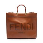 Fendi Vintage Pre-owned Laeder fendi-vskor Brown, Dam