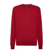 Billionaire Casual Sweatshirt med Unik Design Red, Herr