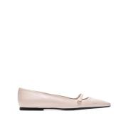 N21 Eleganta Ballerinaskor med Unik Stil Beige, Dam