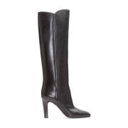 Saint Laurent Klassiska Läder Ankelboots Black, Dam