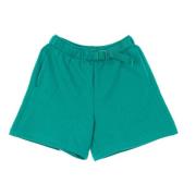 Nike Hög Midja Jacquard Shorts Grön/Svart Green, Dam