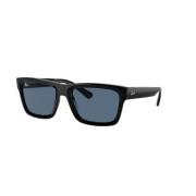 Ray-Ban Stiliga Solglasögon Blå Mörka Linser Black, Unisex