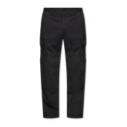 Stone Island Byxor med logotyp Black, Herr