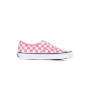 Vans Autentisk Rutig Rosa Sneaker Pink, Dam