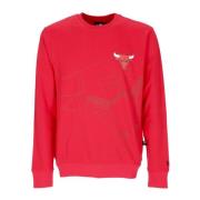 New Era Chicago Bulls Crewneck Sweatshirt Red, Herr