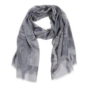 Etro Fashionable Scarf Range Gray, Herr