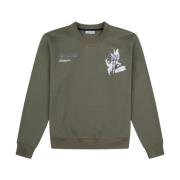 Off The Pitch Rebirth Sweater Mörkgrön Herr Green, Herr