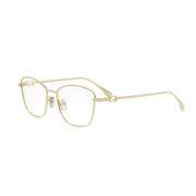 Fendi Stiliga UV-skyddssolglasögon Yellow, Unisex