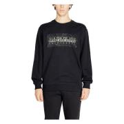 Napapijri Herr Sweatshirt Höst/Vinter Kollektion Black, Herr