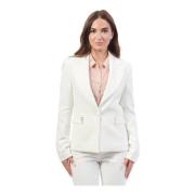 Fracomina Vit Slim Fit Jacka White, Dam