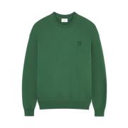 Maison Kitsuné Stilig Sweatshirt för Män Green, Herr