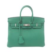 Hermès Vintage Pre-owned Laeder handvskor Green, Dam