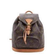 Louis Vuitton Vintage Pre-owned Laeder ryggsckar Brown, Dam