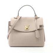 Louis Vuitton Vintage Pre-owned Laeder louis-vuitton-vskor Beige, Dam