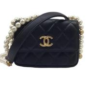 Chanel Vintage Pre-owned Laeder chanel-vskor Black, Dam