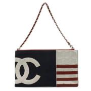 Chanel Vintage Pre-owned Canvas chanel-vskor Multicolor, Dam