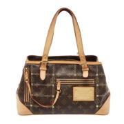 Louis Vuitton Vintage Pre-owned Laeder totevskor Brown, Dam